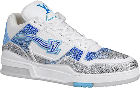 lv light blue sneakers|white lv shoes since 1854.